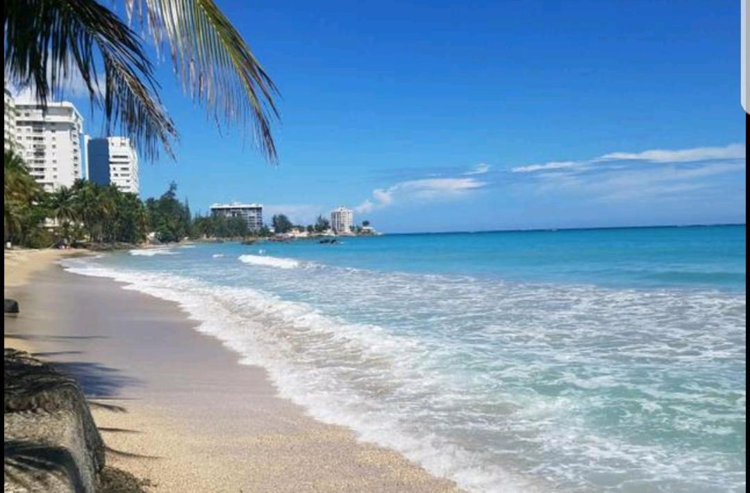 산후안 Beach Front Apt Isla Verde 3 아파트 객실 사진